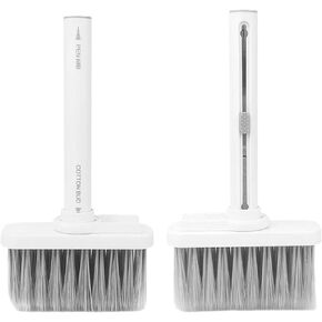 PrimOffice Cleaning Soft Brush Keyboard Cleaner 5-in-1 Multi-Function Computer Cleaning Tools Kit Corner Gap Duster Keycap Puller for Bluetooth Earphones Lego Laptop Airpods Pro Camera Lens