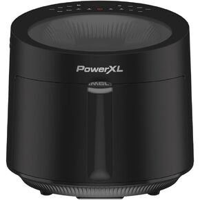 PowerXL LUMINEX 5.3 QT Radiant Light Air Fryer, Heats to 400°F in 2.4 Seconds, Auto Shut-off, 12 Quick-Touch Presets, Glass Skylight Window