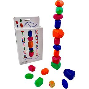 A Wood Rock Stacking Game