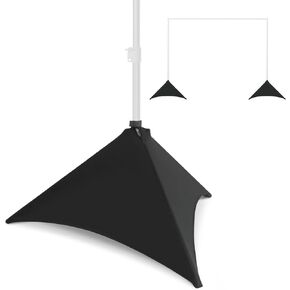 LimoStudio (Set of 2) Backdrop Stands Leg Cover, Leg Skirt for Background Tripod Stand, Elastic Stretch Material Skirt 360 Degree Wear, 100% No Wrinkle Cover Synthetic Fabric, AGG3363