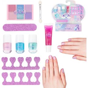 Expressions 8pc Makeup Set - "Star Gazed" Beauty Kit - Ultimate Kids Cosmetics Set Beauty Collection Starter Cosmetics For Girls
