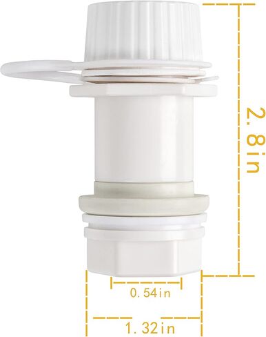 قابس تصريف بديل مبرد لصندوق الثلج المبرد من Igloo، استبدال قابس تصريف مبرد Igloo، قابس تصريف ملولب بديل للمبرد in Kuwait