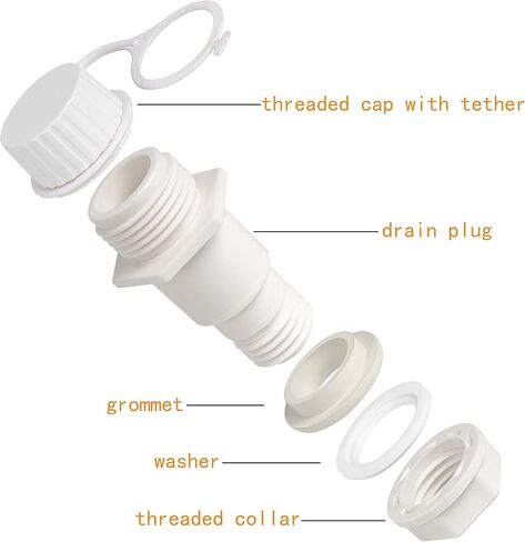 قابس تصريف بديل مبرد لصندوق الثلج المبرد من Igloo، استبدال قابس تصريف مبرد Igloo، قابس تصريف ملولب بديل للمبرد in Kuwait