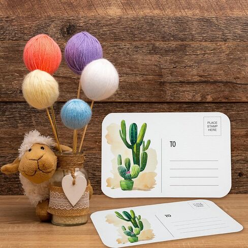 Augacage 120 Pcs Watercolor Postcards 4x6 Watercolor Paper Cards 140lb/300Gsm Watercolor Cards for Greeting Cards Thank You Letter DIY Invitation Letter (Rounded Corners) in Kuwait