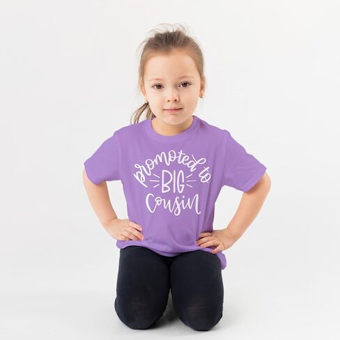 Promoted to Big Cousin T-Shirts for Toddler Girls Fun Family Outfits in Kuwait