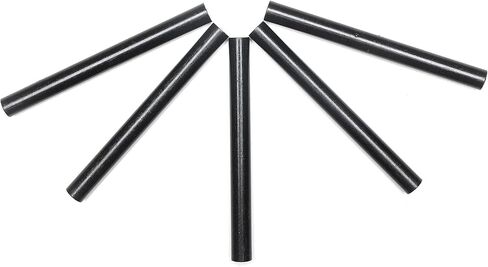 3/8 Inch Thick x 4 Inch Long Ferro Rods Ferrocerium Flint and Steel Magnesium Without Lanyard Hole for DIY Survival Bushcraft Caming Emergency Fire Starter Hiking Fishing (Pack of 5) in Kuwait