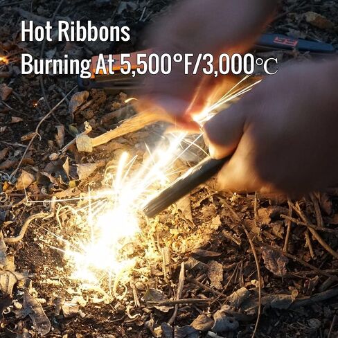 3/8 Inch Thick x 4 Inch Long Ferro Rods Ferrocerium Flint and Steel Magnesium Without Lanyard Hole for DIY Survival Bushcraft Caming Emergency Fire Starter Hiking Fishing (Pack of 5) in Kuwait