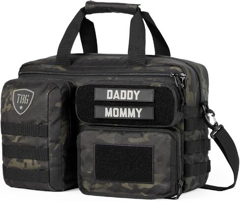 Tactical Baby Gear 4th Gen Tactical Diaper Bag for Dads w/Included Changing Mat, Stroller Straps in Saudi Arabia
