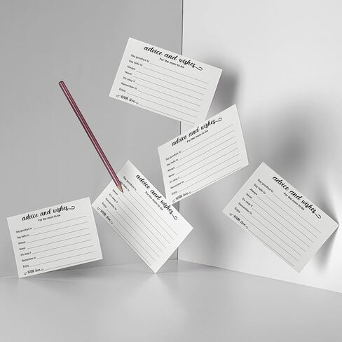 Grehge es for Baby Shower، حزمة من 50 بطاقة نصيحة للأطفال، بطاقات ألعاب استحمام الطفل، 4 × 6 بوصات (تنبؤات الطفل) in Kuwait