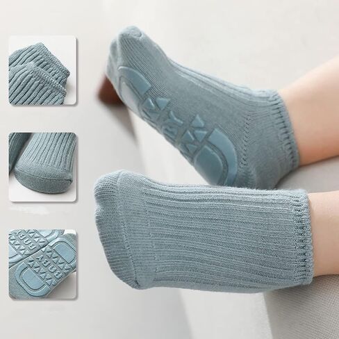 جوارب مضادة للانزلاق للأطفال البنات الصغار للجنسين جوارب أرضية للأطفال حديثي الولادة جوارب مضادة للانزلاق in Saudi Arabia