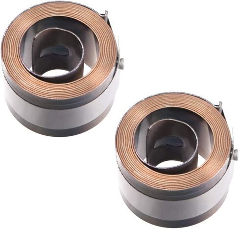 uxcell Drill Press Spring Drill Press Quill Feed Return Coil Spring Assembly Spring Steel Chemical Blackening Finish 1400mm Expand Long 45 X 30 X 0.7mm 2 Pcs in Saudi Arabia