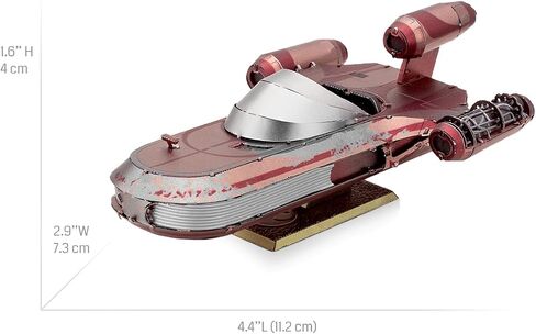 مجموعة نماذج معدنية ثلاثية الأبعاد من Fascinations Metal Earth Star Wars X-34 Landspeeder مع ملاقط in Saudi Arabia