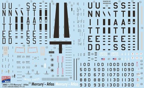 1/72nd Scale Mercury™-Atlas Plastic Model Kit in Saudi Arabia