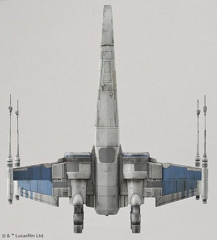 Bandai Star Wars 1/72 Scale X-Wing fighter Resistance Specifications Model in Saudi Arabia