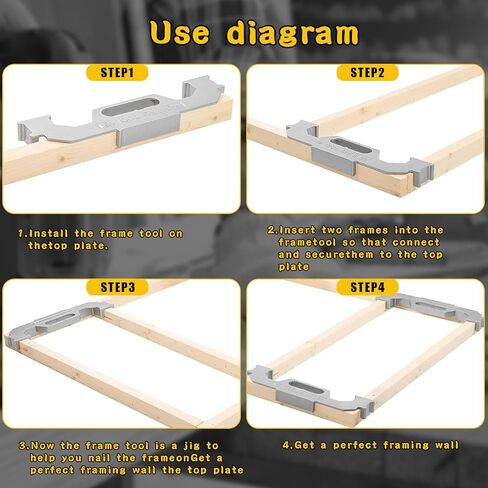 أدوات تأطير، أداة تخطيط مسمار رئيسية مقاس 16 بوصة في المركز، أداة تخطيط مسمار حائط ممتازة، أداة قياس دقيقة من الألومنيوم المصبوب بنسبة 100% للجدران والأسقف والأرضيات والسلالم in Kuwait