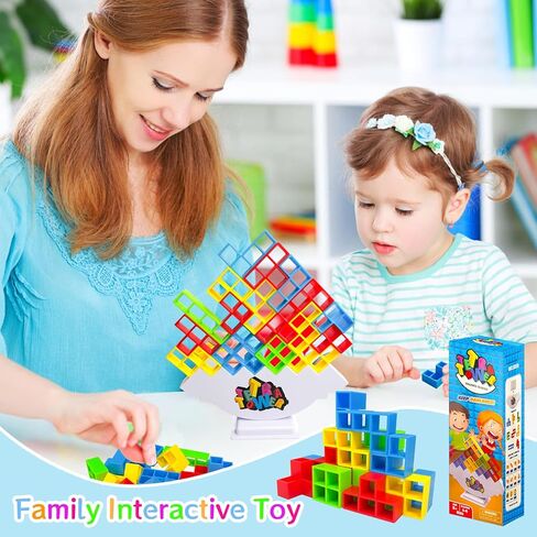 32 قطعة من ألعاب برج تيترا كومة ألعاب لوحة الهجوم تيترا تتريس ألعاب التراص التوازن فريق بناء كتل 2 لاعبين لعبة ألغاز للأطفال والكبار والأصدقاء والفصول الدراسية العائلية ولعبة الليل والحفلات in Kuwait