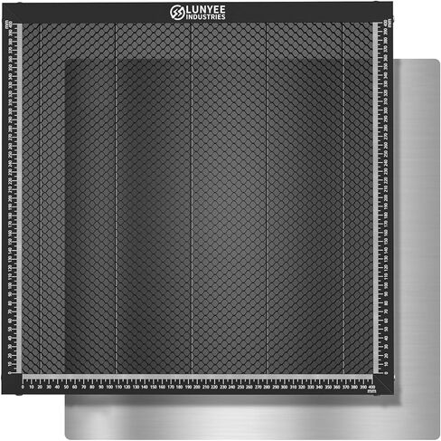 سرير ليزر على شكل قرص العسل مقاس 400 مم × 400 مم (15.7 × 15.7 بوصة) طاولة عمل لآلة النقش والقطع بالليزر، سرير على شكل قرص العسل بالليزر من الألومنيوم لتبديد الحرارة بسرعة وحماية سطح المكتب in Kuwait