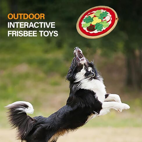 لعبة MEWOOFUN Pizza Dog Snuffle، ألعاب تفاعلية للكلاب من أجل الملل، لعبة ألغاز للكلاب لمهارات البحث عن الطعام الطبيعية، ألعاب إثراء الكلاب لتدريب الذكاء، حصيرة Snuffle للكلاب والقطط (بني) in Saudi Arabia