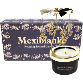 هدية عيد ميلاد للنساء، هدية فريدة من نوعها لشموع كعكة عيد الميلاد للأمهات والأخوات وأفضل الأصدقاء، هدية من الشموع المعطرة الدوارة لعيد الأم، وعيد الميلاد، وعيد الفصح، 6 أونصة. in Kuwait