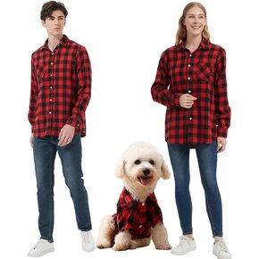 Dog Plaid Shirts Dog Clothes Dogs and Owner Shirts are Sold Separately