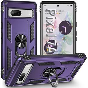 Designed for Google Pixel 8 Pro Case Silvery,with Camera Cover and Kickstand,[Military-Grade Protection Case],Case for Google 8 Pro - 6.7inch