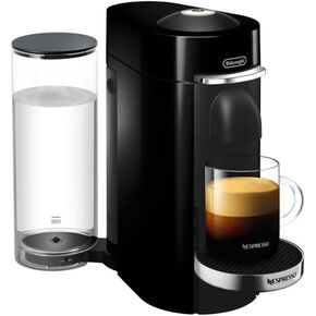 Nespresso VertuoPlus Deluxe Coffee and Espresso Machine by De'Longhi, Piano Black