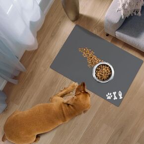 Absorbent Dog Food Mat, No Stains Quick Dry Dog Water Dispenser Mat, Pet Accessories Supplies,Easy Clean Dog Bowl Mat, Multiple Colors, Sizes & Purposes