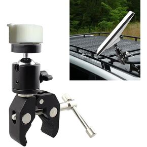 Starlink Mini Adapter Mount with 1/4"-20(Most Common Size)-360°Ballhead Magic Arm Double Ball Head Adapter-Starlink Mini Mount Accessories-Stalink Mini Mounting Kit- -for RV/Car/Pickup