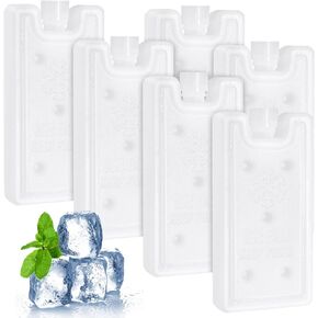 Ice Packs for Lunch Boxes - Freezer Packs - Original Cool Pack | Cooler Accessories for The Beach, Camping, and Fishing | Slim & Long-Lasting Reusable Ice Pack for Coolers