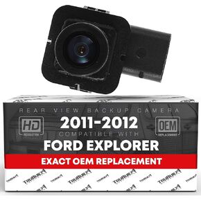 Rear View Backup Camera - Compatible with 2011-2012 Ford Explorer - Reverse Park Assist Camera Replacement - OEM BB5Z19G490A, 590-420