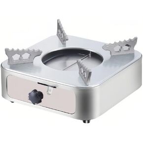 Drawer Alcohol Stove, Rust-Resistant Wear Portable Alcohol Stove, High Combustion Efficiency, Suitable For Outdoor Camping Cooking Picnic (Rose Gold (Single Furnace))