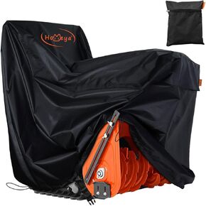Snow Blower Cover, HOMEYA Snow Thrower Cover Waterproof Snowblower Protector All Weather Outdoor Protection Universal Size for Most Blower Winter Yard Machine - 51.2"x39.4"x33.5"(LxHxW)