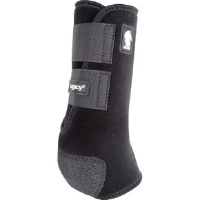Classic Equine Legacy2 Hind Support Boots, Black, Large