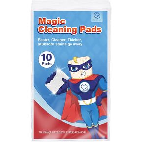 Magic Eraser Sponge, squish 18 Pack Magic Cleaning Pads for Walls Oven, Kitchen, and Shoe Cleaner, Magic Erasers with Melamine Foam, Universal Cleaner