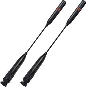 TWAYRDIO Dual Band VHF UHF Handheld Radio Antenna, 144/430MHz 7.5 Inch BNC Antenna for Icom V8 V80 V82 U82 W32 V85 R10 R20 Yaesu Standard Horizon Wilson Uniden Radio Scanner, Pack of 2