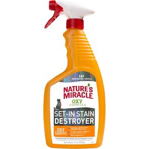 Nature's Miracle Oxy Formula Set-In Stain Destroyer, Orange Scent, 24 oz. Spray