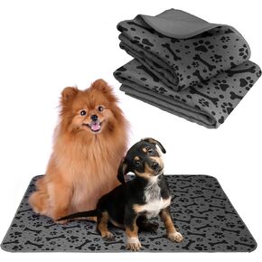 2 Pack Washable Reusable Pee Pads for Dogs | XL (39" x 31") Blue, Pink | 100% Waterproof & Extra Absorbent | Large Non-Slip Puppy Pads | Pet Training & Housebreaking