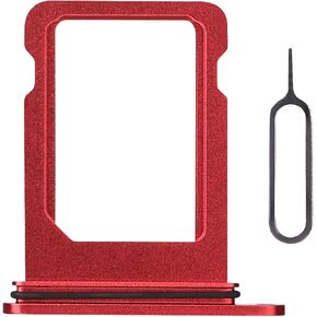 Single Red SIM Card Tray Version US for iPhone 12 Mini Replacement Sim Card Tray Holder Adapter with SIM Ejector Mobile Phone Repair Replace for iPhone 12mini A2176 A2398 A2399 A2400