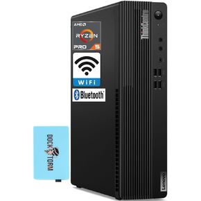 Lenovo ThinkCentre M75s Business Mini Desktop PC (AMD Ryzen 5 PRO 4650G 6-Core, 8GB RAM, 256GB PCIe SSD, Integrated Graphics, WiFi 6, BT 5.2, Win 11 Pro) w/Keyboard, Mouse & DKZ Port Expander in Saudi Arabia