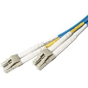 FCD - 2M OM4 LC LC Fiber Patch Cable | Blue 100Gb LSZH Duplex 50/125 LC to LC Multimode Jumper 2 Meter (6.56ft) | Backwards Compatible to OM3/OM2 | 10/40/100g mmf dx 100gbase sfp+ lc-lc