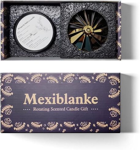 هدية عيد ميلاد للنساء، هدية فريدة من نوعها لشموع كعكة عيد الميلاد للأمهات والأخوات وأفضل الأصدقاء، هدية من الشموع المعطرة الدوارة لعيد الأم، وعيد الميلاد، وعيد الفصح، 6 أونصة. in Kuwait