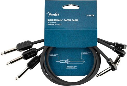 Fender Blockchain 24" Patch Cable, 3-Pack, Straight/Angle in Kuwait