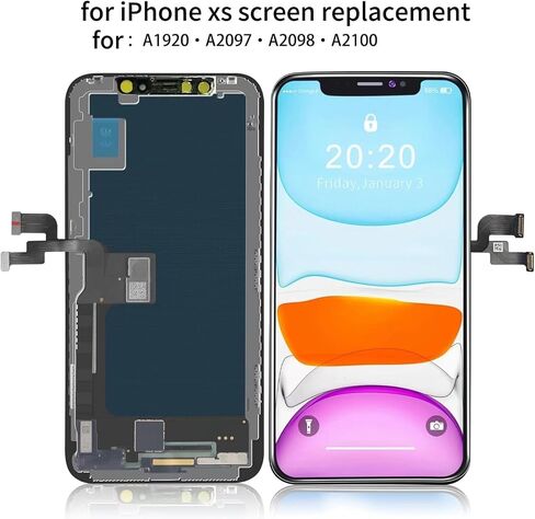 for iPhone Xs MAX Screen Replacement：6.5 Inch Digitizer Assembly with Screen Protector with Repair Tool Kit for A1921, A2101, A2102, A2103, A2104 in Saudi Arabia
