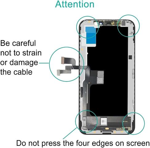 for iPhone Xs MAX Screen Replacement：6.5 Inch Digitizer Assembly with Screen Protector with Repair Tool Kit for A1921, A2101, A2102, A2103, A2104 in Saudi Arabia