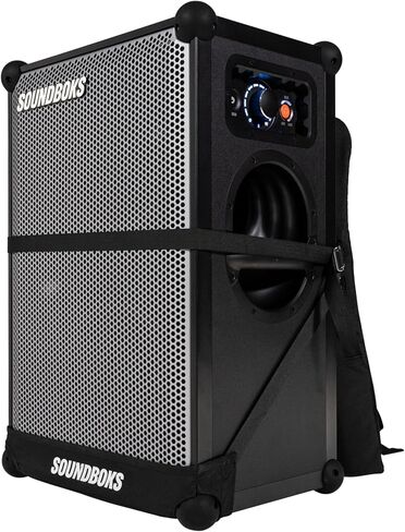 SOUNDBOKS 4 – Bluetooth Performance Speaker – USB-C Charging Battery – Loudest Party Speaker with 40 Hours of Battery – Wireless and Portable Speaker - Designed in Denmark – 126dB (Black) in Saudi Arabia