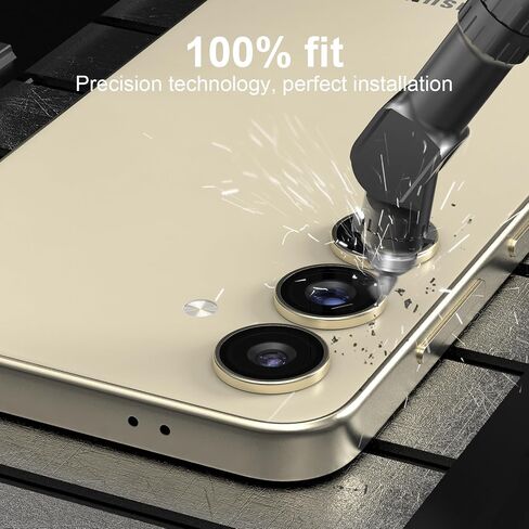 Camera Lens Protector for Samsung S24 Ultra Alloy Ring Camera Cover Lens Shield [Tempered Glass] [Case Friendly] [Premuim Metal] Purple one set in Saudi Arabia