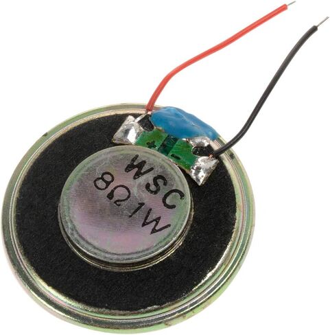 YXQ 1W 8 Ohm Micro Internal Speaker Loudspeaker 32mm Dia Round Metal Shell with Wire (4Pcs) in Saudi Arabia