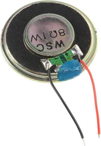 YXQ 1W 8 Ohm Micro Internal Speaker Loudspeaker 32mm Dia Round Metal Shell with Wire (4Pcs) in Saudi Arabia