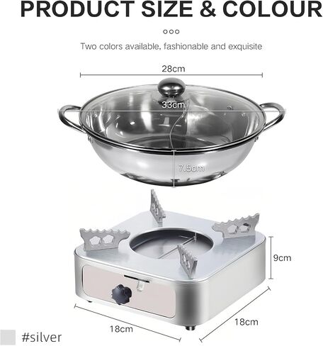 Drawer Alcohol Stove, Rust-Resistant Wear Portable Alcohol Stove, High Combustion Efficiency, Suitable For Outdoor Camping Cooking Picnic (Rose Gold (Single Furnace)) in Saudi Arabia