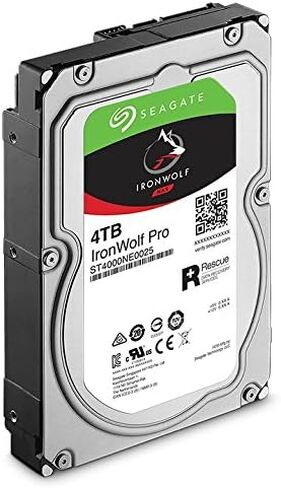 Seagate 4TB IronWolf Pro 7200RPM SATA 6Gb/s 128MB Cache 3.5 بوصة NAS القرص الصلب (ST4000NE0025) (متجدد) in Saudi Arabia
